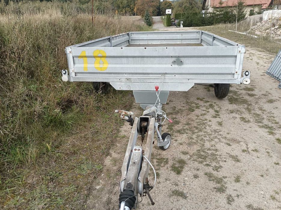 Przyczepka samochodowa 2000kg Dmc. Producent Świdnik