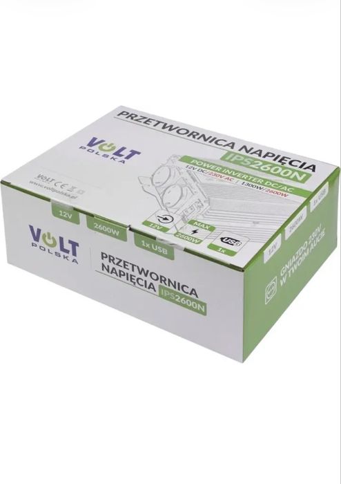 Перетворювач напруги Volt Polska IPS 2600 N 12/230V 1300/2600W (3IPSN26012)