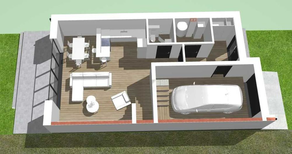 Nowy dom 140 m² | Turka os. Borek  | rekuperacja | garaż