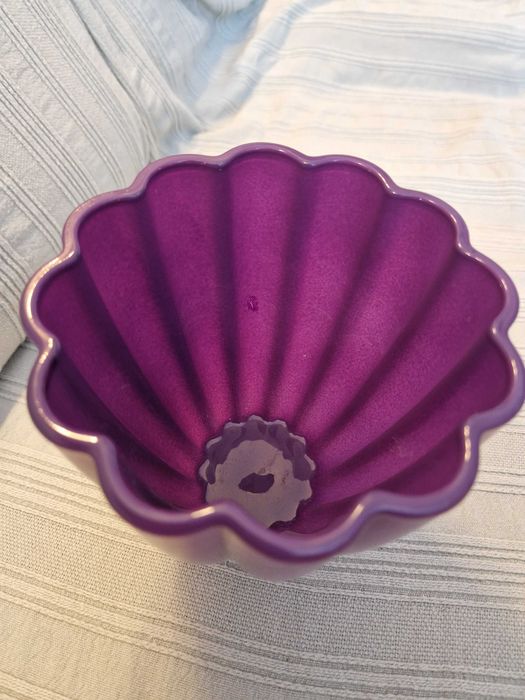 Szklana Osłonka do Storczyka Fioletowa Grube Szkło Ismena Cermax 17cm