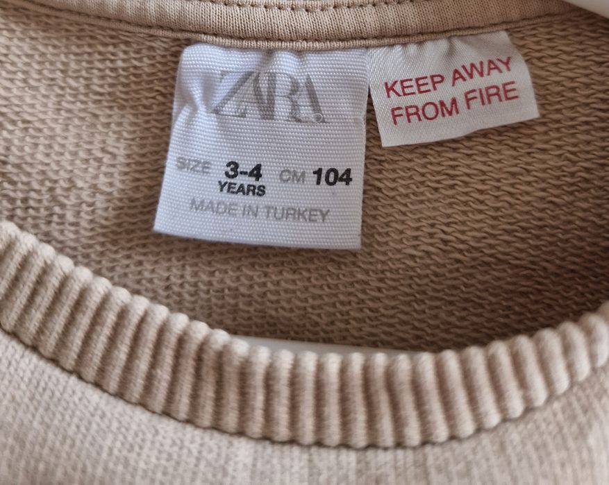 Sukiena z długim rękawem Zara roz 104cmm