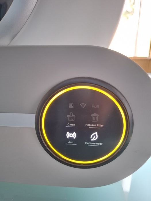 Caixa de areia automática para gatos