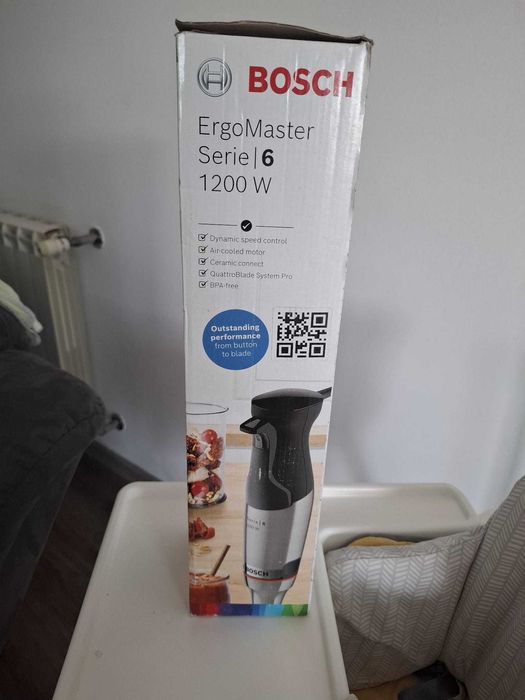 Varinha Mágica BOSCH MSM6M810 ErgoMaster (1200 W - Inox)