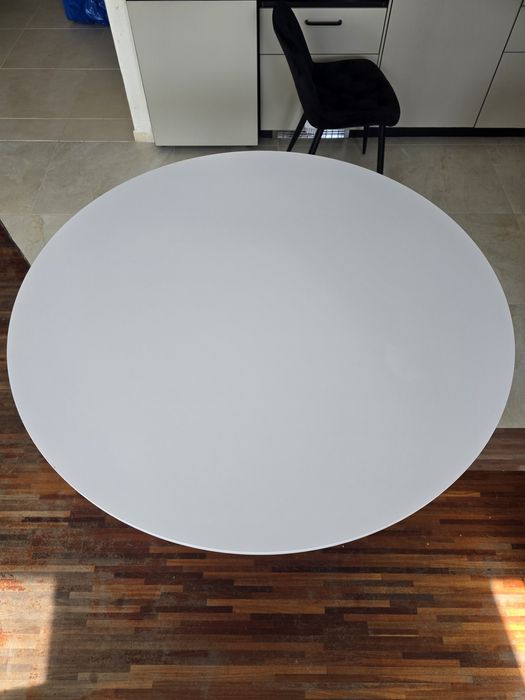 Stół okrągły biały 120 cm