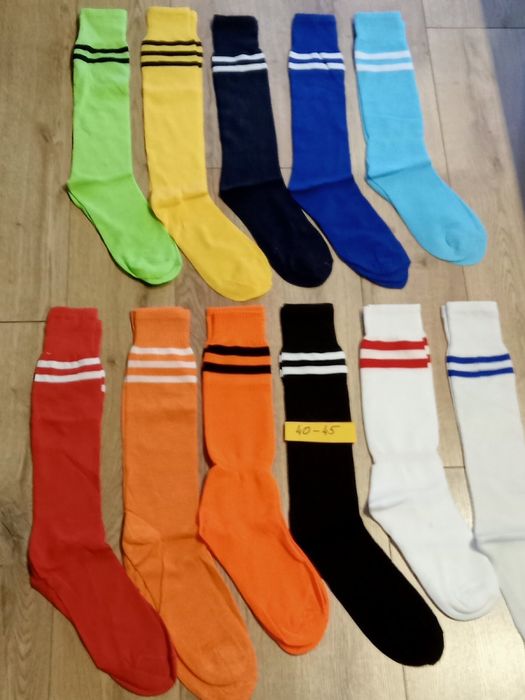 Акция! - Гетры футбольные размеры 40-45 ТОНКИЕ, в ассорт.,цена за пару