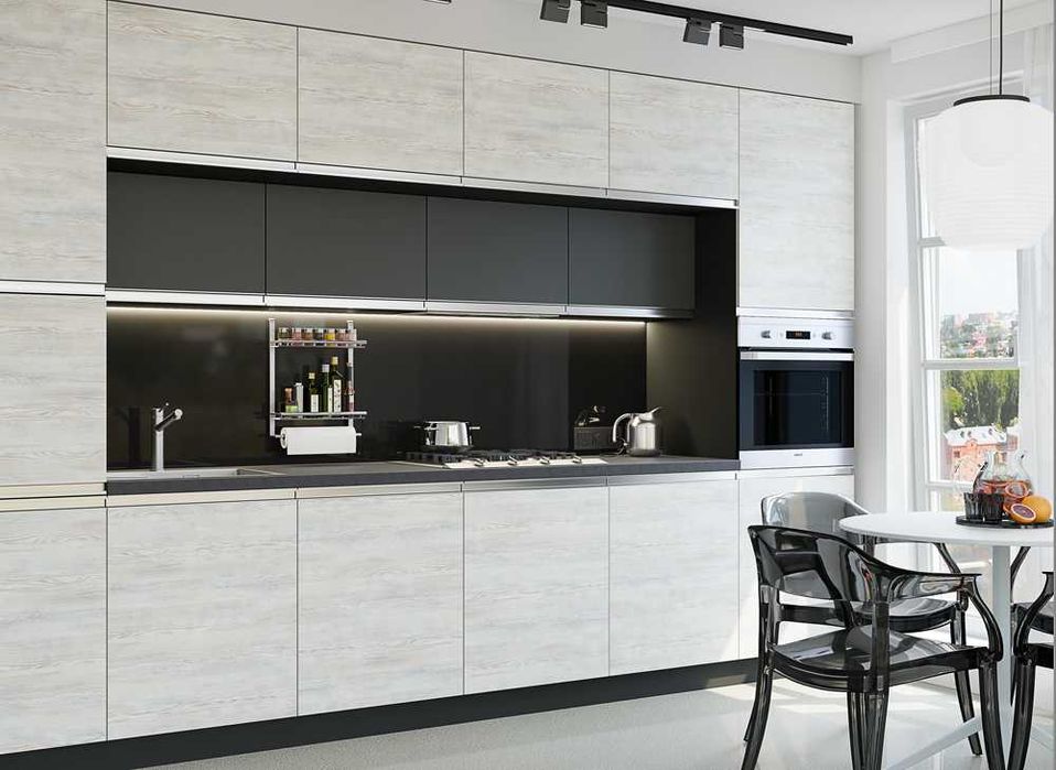 Кухня Альбіна (ручка алюміній інтегрована в фасад) під ваш розмір