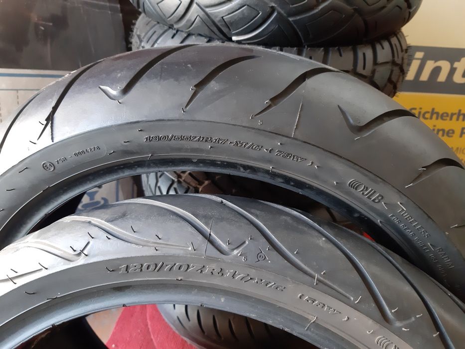 Мото шина 120/70ZR17 +180/55ZR17 Dunlop Sportmax Road Smart з Німеччини