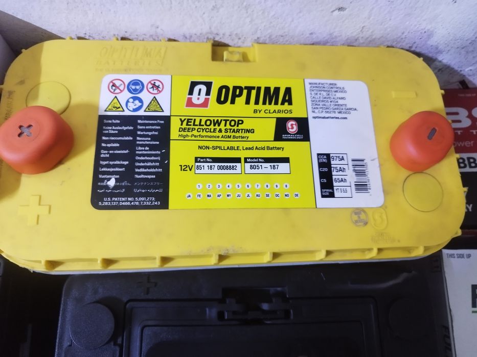 Bateria optima. / baterias solares exide