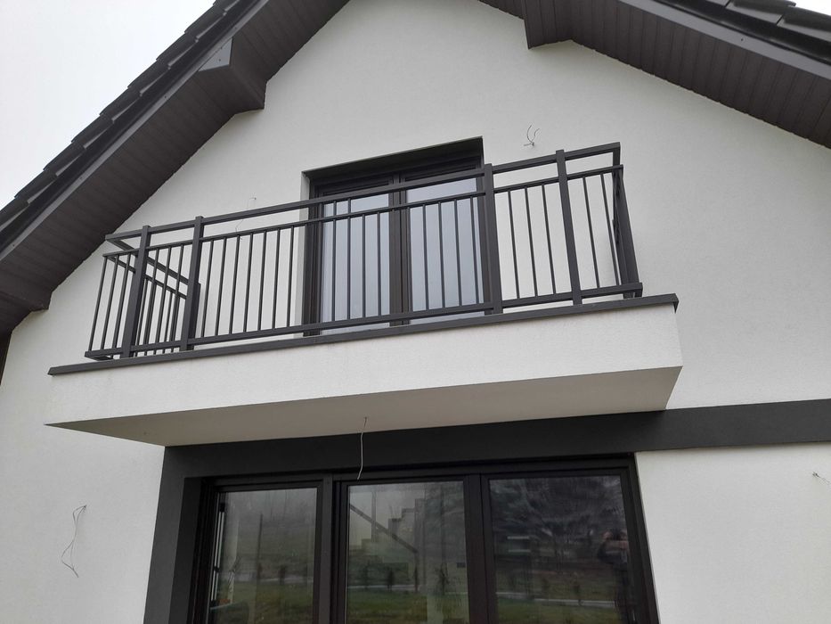 BALUSTRADA BALUSTRADY nowoczesne aluminiowe stalowe  CYNKOWANE