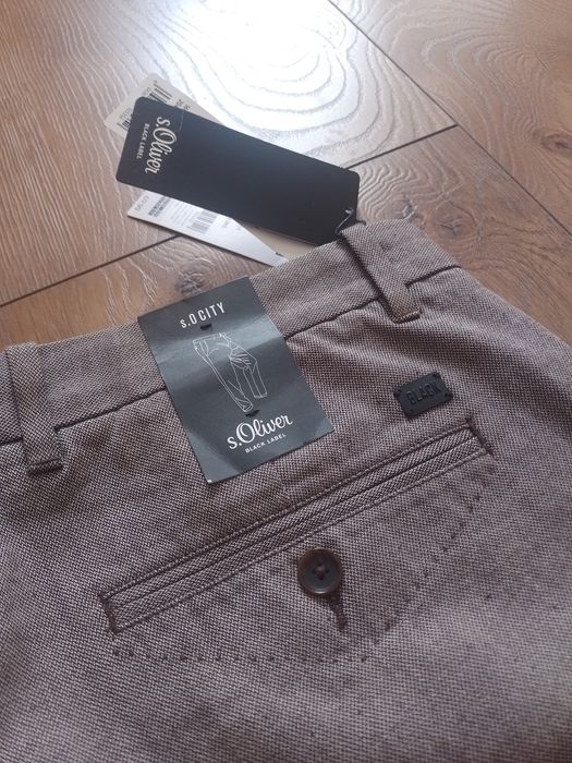 Spodnie męskie s.Oliver slim fit roz.L 50-52