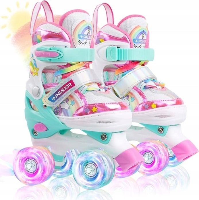 Wrotki 4-Pejiijar ABS wielokolorowy r. 30-33