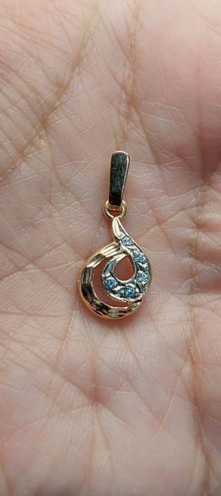 СССР 583 подвеска кулон золото бриллианты