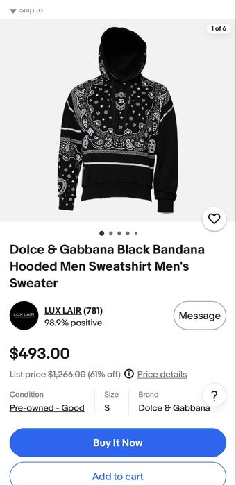 Кофта Dolce & Gabbana