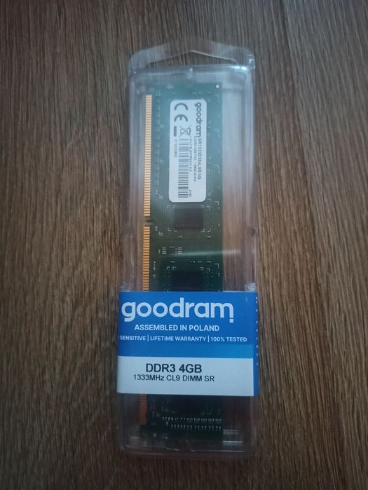 Nowa Goodram DDR3 4 GB 1333 MHz CL9 DIMM sr
“Nowa 
“Nowa Goodram DDR3