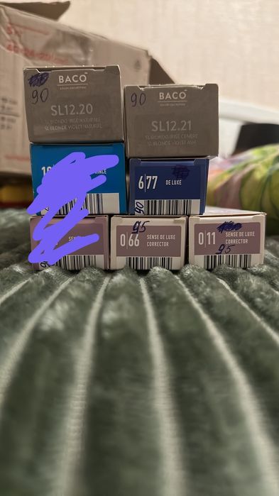 Профессиональные краски и корректоры для волос