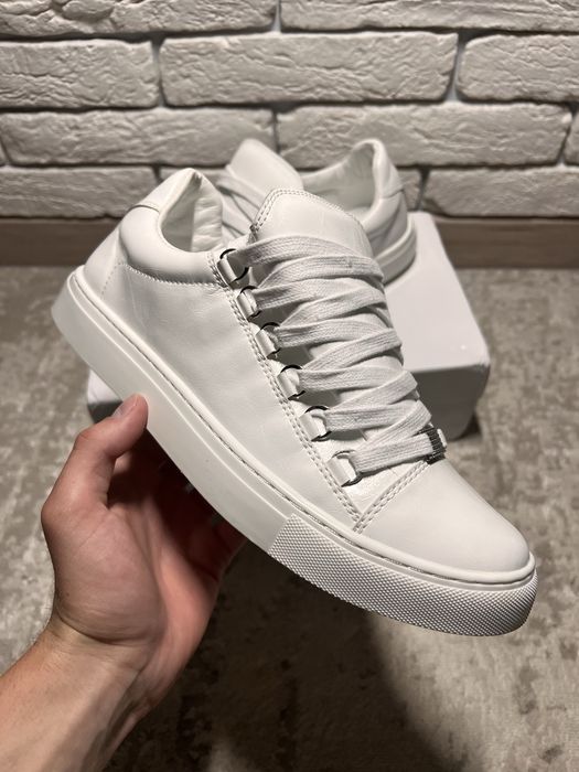 !ТЕРМІНОВО! Білі кросівки Balenciaga Arena Low / кроссовки balenciaga / кросівки баленсіага арена / кеди баленсіага