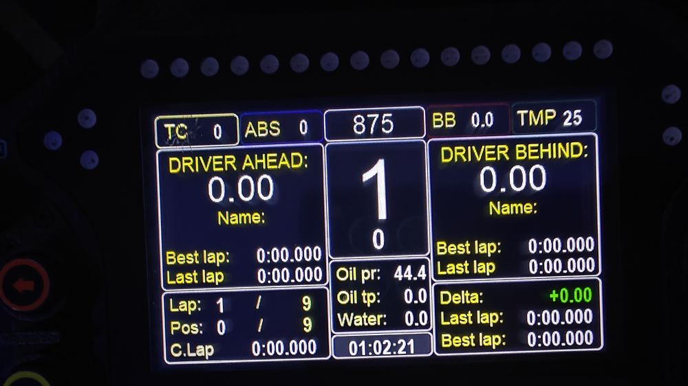 Volante SimRacing SimEvo com display