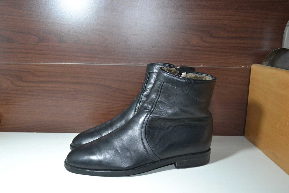 bally 41р ботинки кожаные на меху зимние оригинал