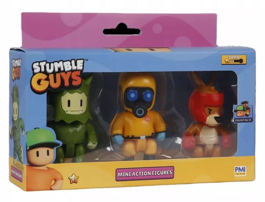 Stumble Guys Action Figure 3 Figurki. Pmi