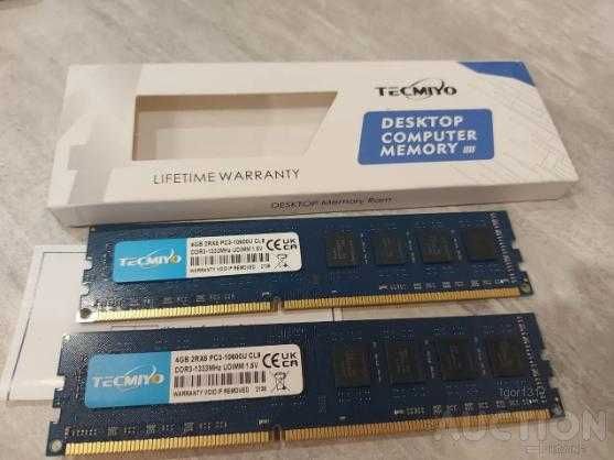 Оперативна пам'ять TECMIYO DDR3 4Gb 1333MHz PC3-10600U 2Rx8 CL9 1.5 V
