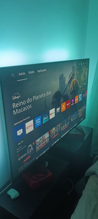 Smart TV Philips "57" 4K Alexa Led Amblilight