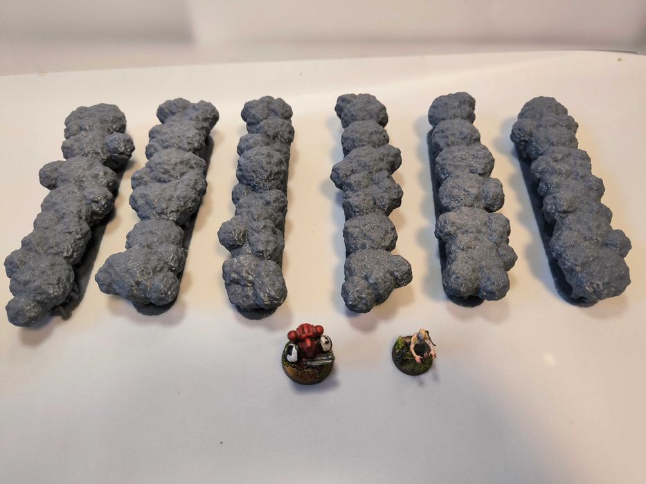 Krzew (B) żywopłot zestaw Makieta Diorama Model