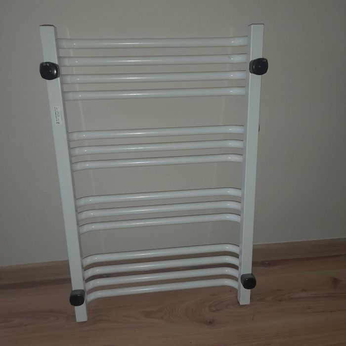 Grzejnik Łazienkowy Suszarkowy Biały Zasilanie Boczne 760x500-445W
