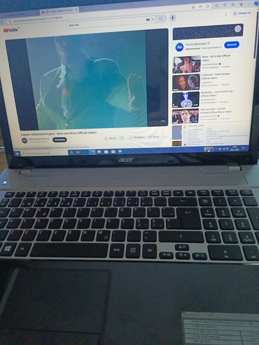 Acer aspire V3 731 4gb 500gb retro