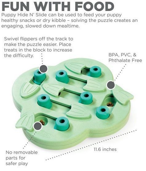 Gra węchowa dla szczeniaka - łamigłówka na przysmaki Hide 'N Slide 2
