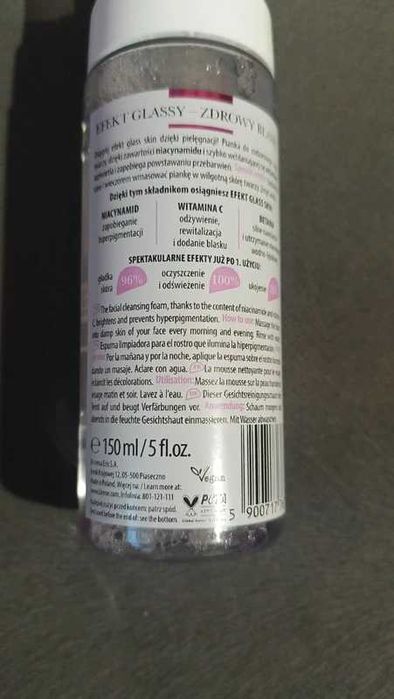 Lirene Effect Glassy Pianka Oczyszczająca Do Twarzy 150ml