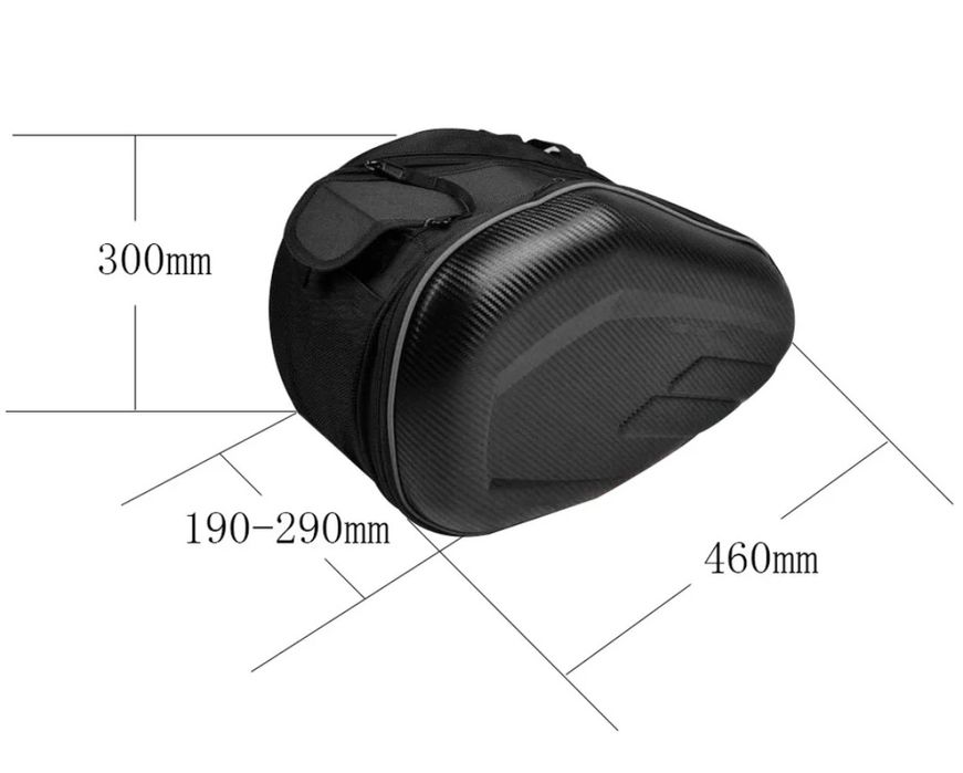 Alforges / Malas Laterais Semi Rígidos Extensíveis (NOVOS )