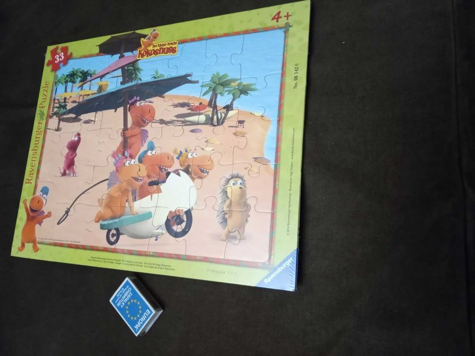 Пазл «Маленький дракончик кокос» Великий формат. НОВИЙ. Чехія.