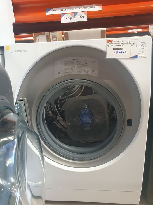 Maquina de lavar 12 Kg e secar 7 Kg -LG