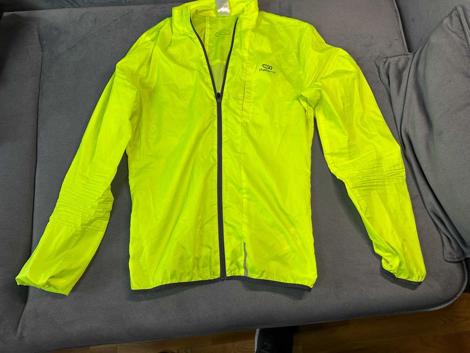 Kurtka rowerowa szosowa przeciwdeszczowa długi rękaw rozmiar S.