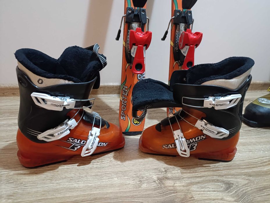 Narty 108 cm i buty