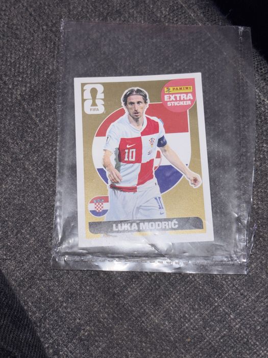 Carta do mundial do luka modrić de ouro