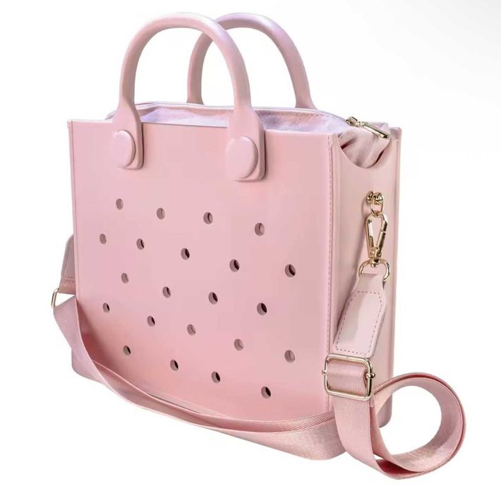 Stylowa różowa torebka z możliwością personalizacji