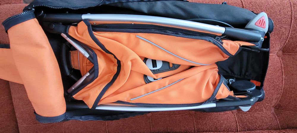 Najmniejszy wózek świata - do samolotu! pacerówka Quinny 4 kółka!