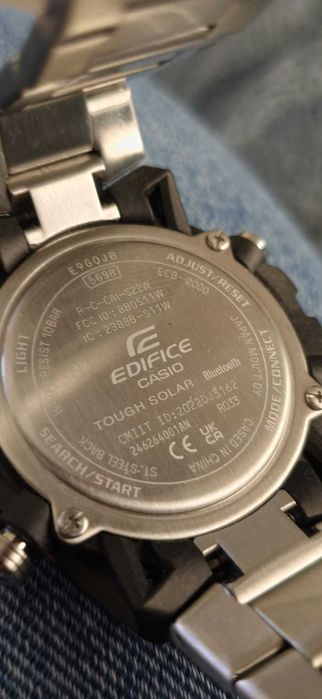 Męski zegarek CASIO ECB-2000D-1AEF Edifice solarny