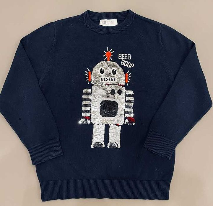 Два свитера с аппликацией из пайеток - перевертышей