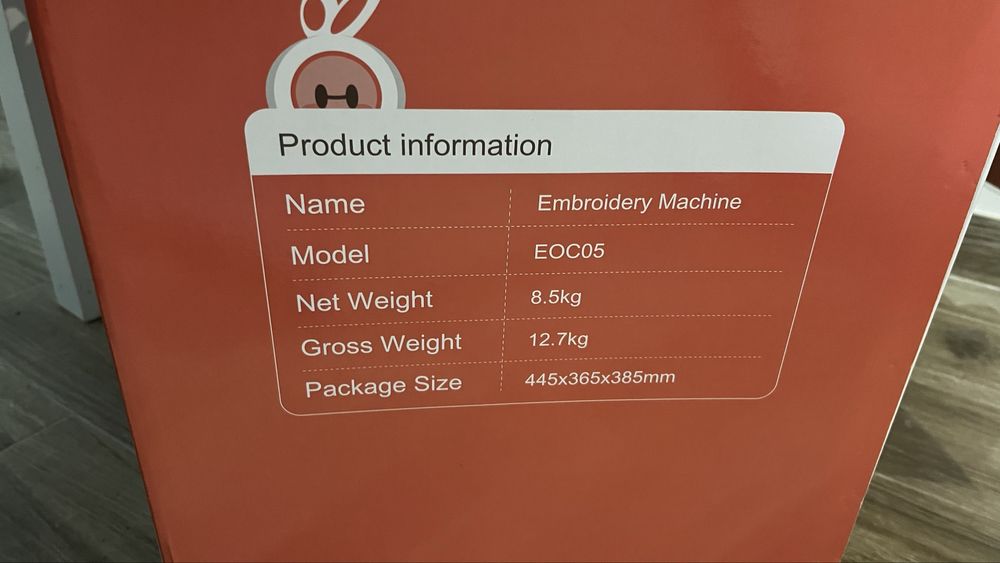 máquina de bordar Poolin EOC05 Como nova