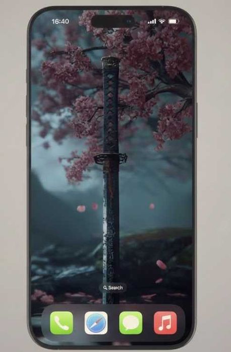 iPhone 16 Pro Max 256 ГБ, сірий титан (Natural Titanium).