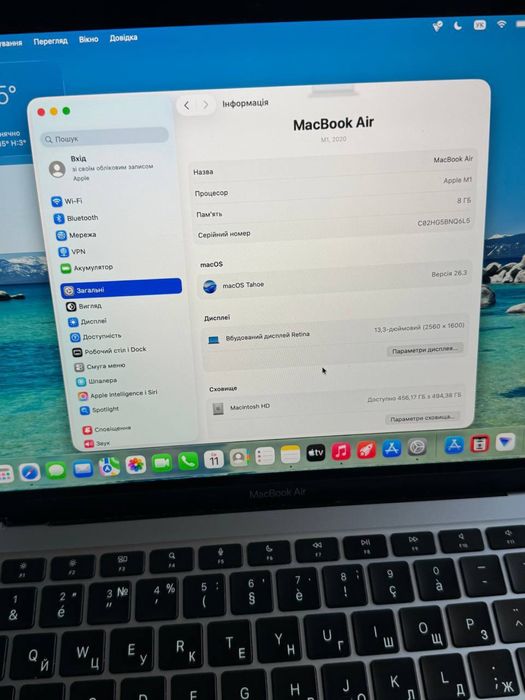 MacBook Air 13 M1 512GB Touch bar Офіційний Повний комплект
