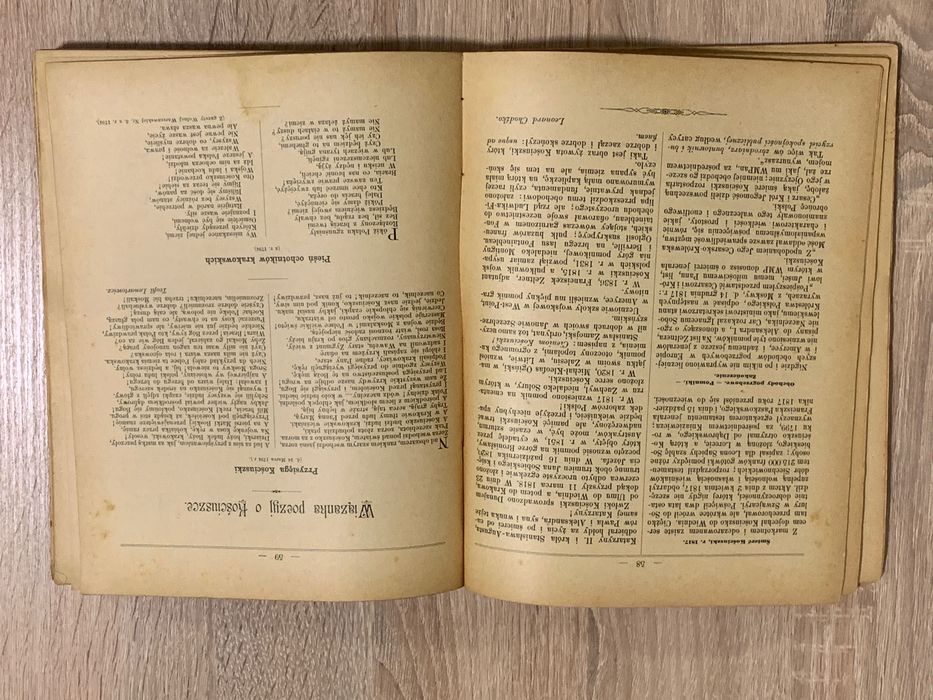 Józefa Czecha Kalendarz Krakowski na rok 1894 oryginał