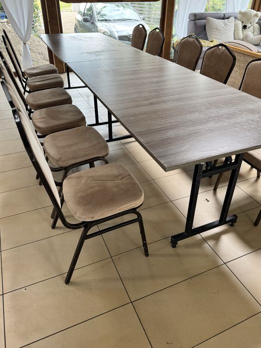 Stoły bankietowe 180x90 140x80 restauracyjne cateringowe składane
