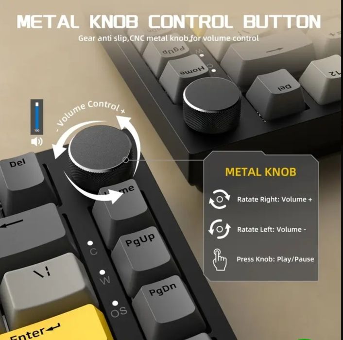 ‼️New‼️Геймерська клавіатура AJAZZ AK820 ‼️New‼