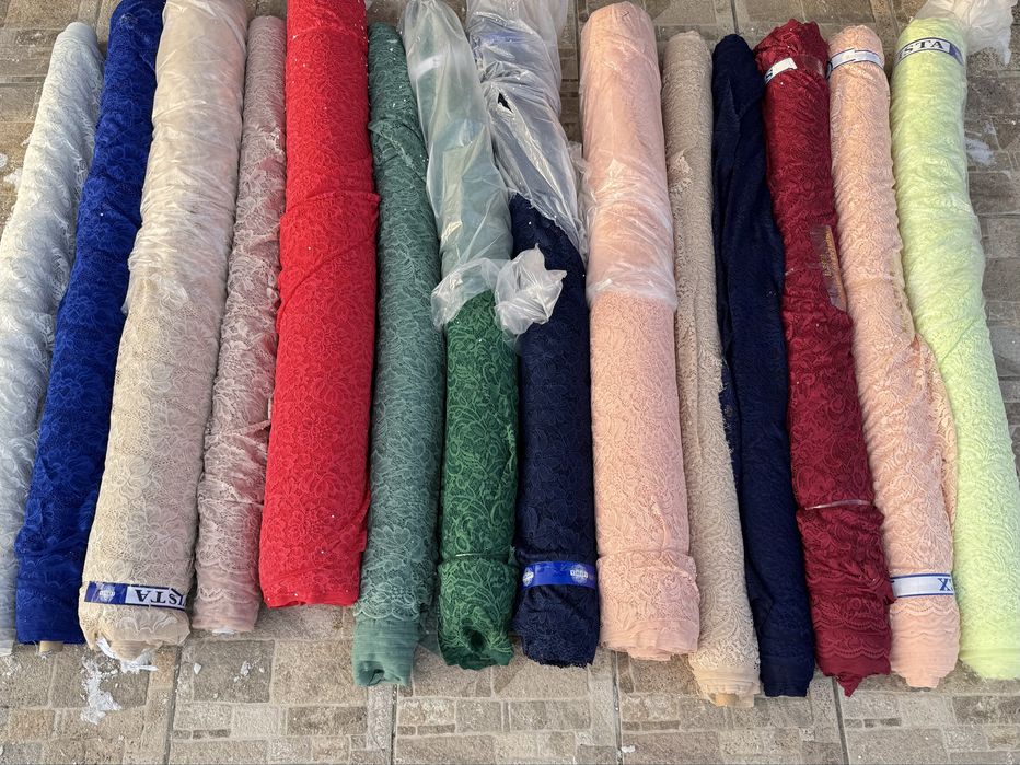 Ткань / опт / гипюр стрейч - от 5 м, 55  грн/м