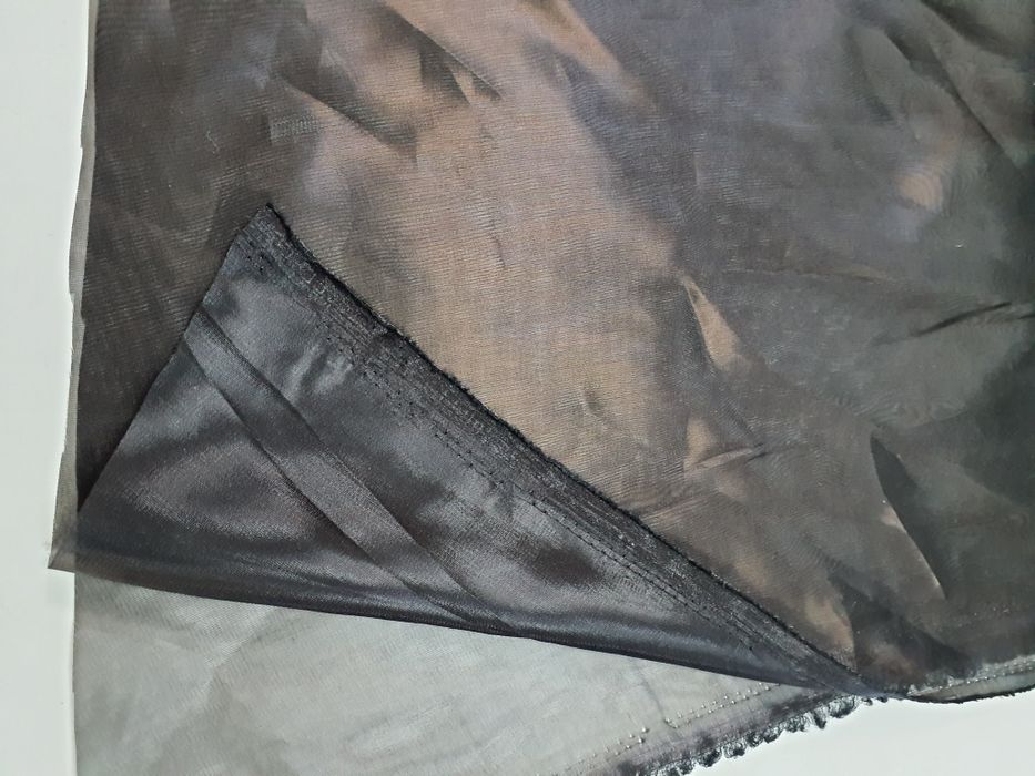Organza brązowa szer.150 cm.