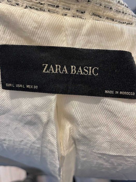 Przedłużany żakiet, surdut, marynarka, płaszcz ZARA na wiosnę
