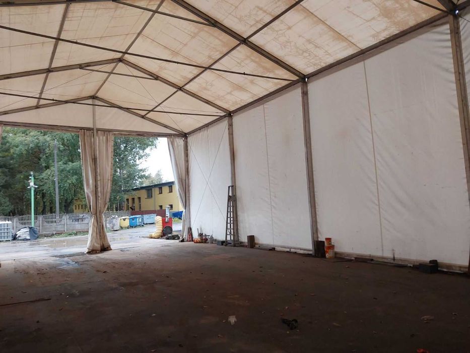 Używana hala namiotowa 10x20x6m z plandeki